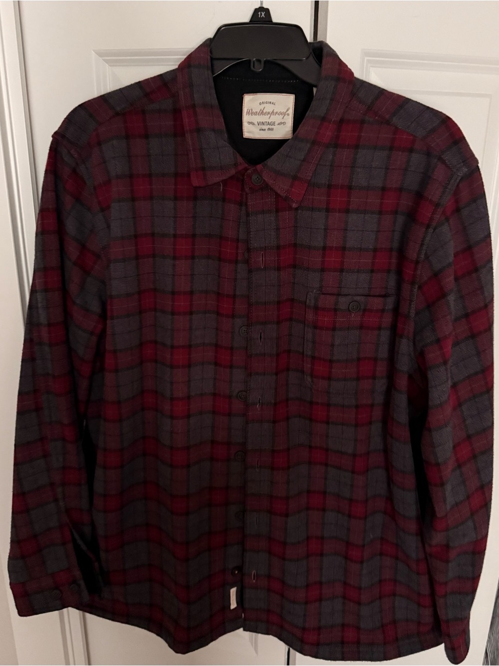 ⭐ Men’s Weatherproof Vintage Flannel Shirt